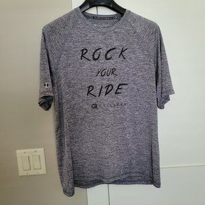CycleBar Unisex/Men's dri-fit material tee with Rock Your Ride logo